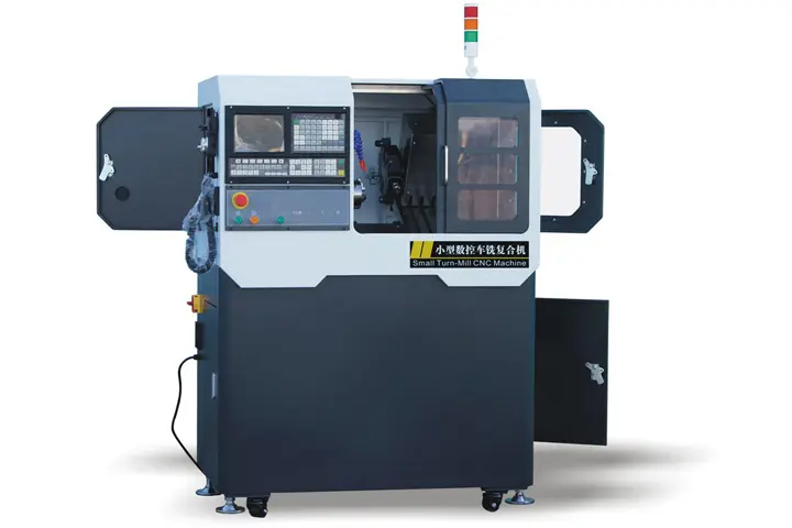 Small turning-milling compound machine tool