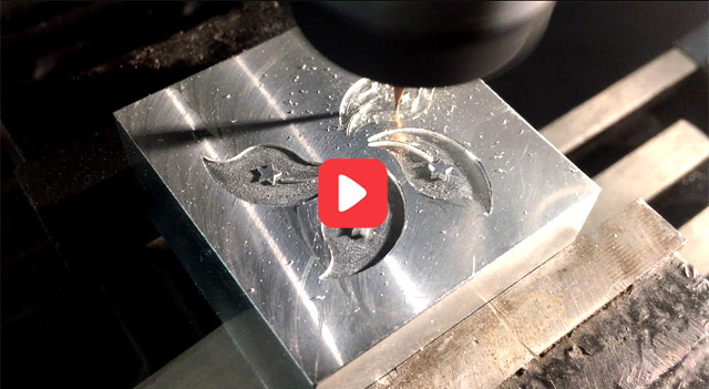 XK200小型数控铣床加工铝件